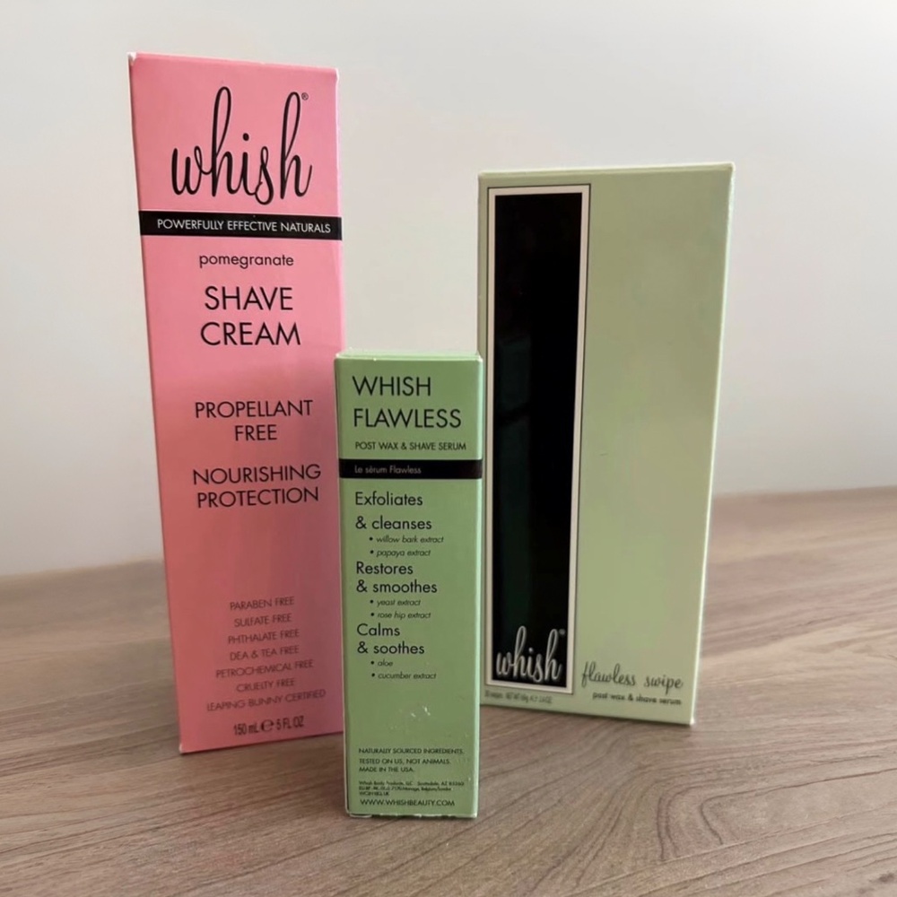 Whish Beauty Women’s 3-Piece Shave and Wax Care Set